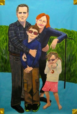 FAMILY PORTRAIT 48x72
acrylic on paper   SOLD